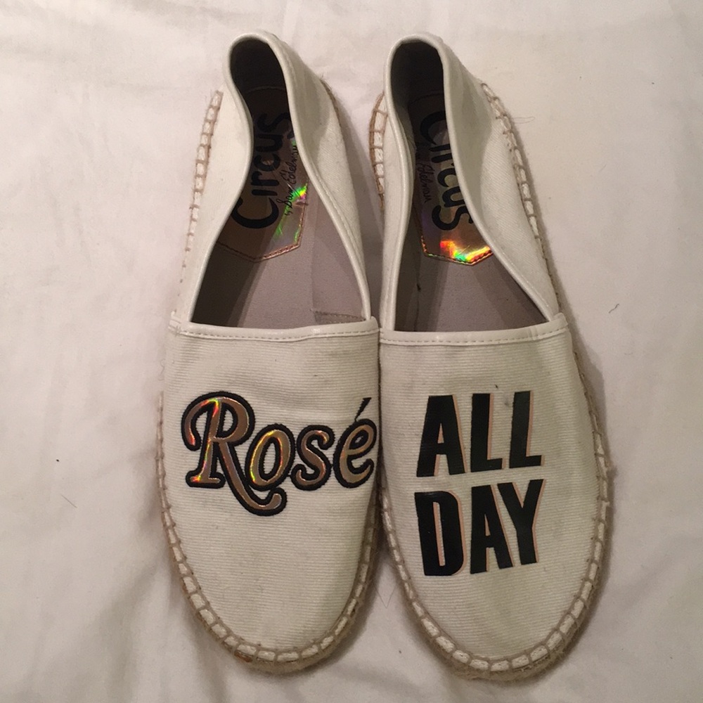 Rosé all Day Sam Edelman espadrilles sz9.5